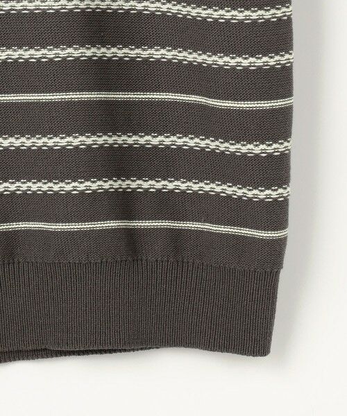 自由区 / ジユウク ニット・セーター | コットンポリミドルゲージボーダー ニット | 詳細14