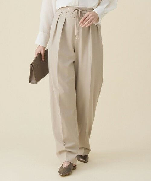 自由区 / ジユウク その他パンツ | ライトフィールカーブ パンツ(ベージュ)