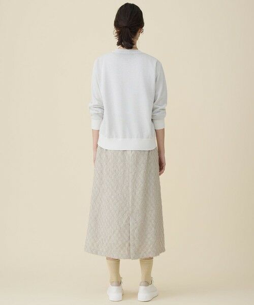 自由区 / ジユウク ミニ・ひざ丈スカート | 【セットアップ対応】ワッシャーカットジャカード スカート | 詳細2
