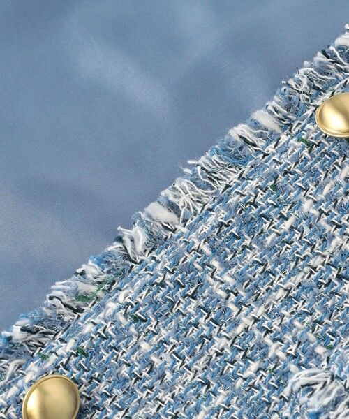 自由区 / ジユウク ベスト | ファンシーノットツイード ジレ | 詳細13