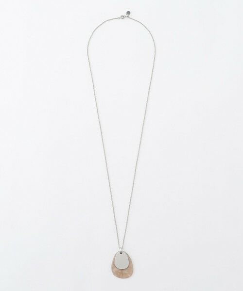 自由区 / ジユウク ネックレス・ペンダント・チョーカー | 【SHIHOさん着用・ワンポイントアイテム】オーバルアセチメタル ネックレス | 詳細12