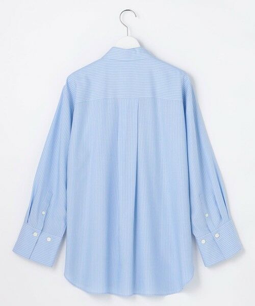 自由区 / ジユウク シャツ・ブラウス | 【着回し力抜群・レイヤードにも】ドレープブロード シャツブラウス | 詳細15