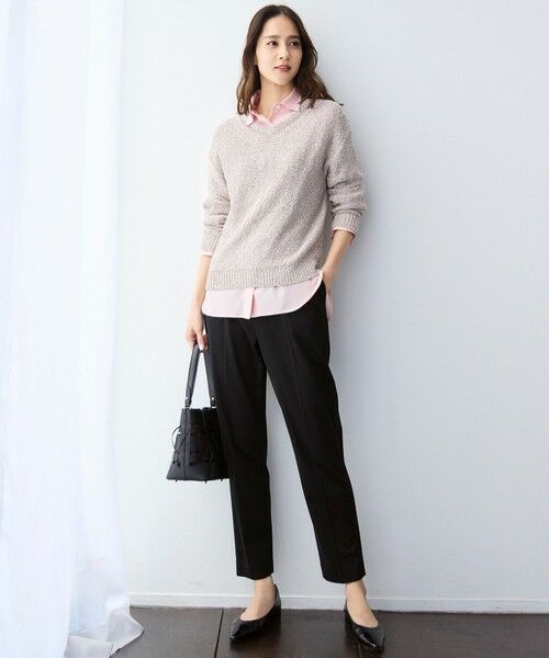 自由区 / ジユウク シャツ・ブラウス | 【着回し力抜群・レイヤードにも】ドレープブロード シャツブラウス | 詳細19