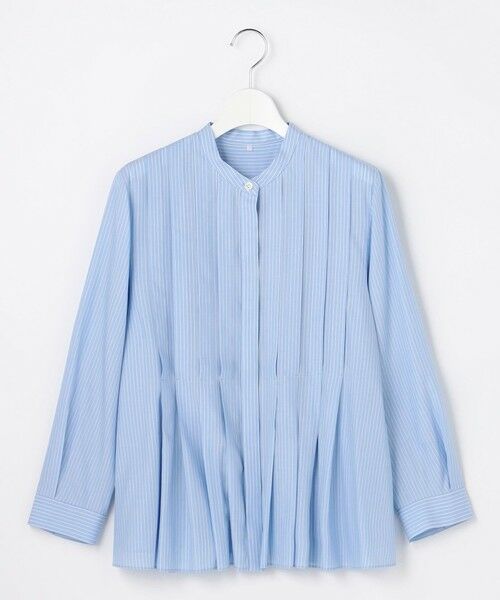 自由区 / ジユウク シャツ・ブラウス | 【カタログ掲載】ドレープブロードタック ブラウス | 詳細9