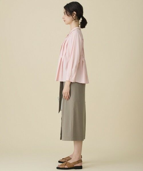 自由区 / ジユウク シャツ・ブラウス | 【カタログ掲載】ドレープブロードタック ブラウス | 詳細11