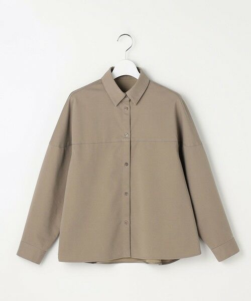 自由区 / ジユウク シャツ・ブラウス | 【カタログ掲載】ブラッシュドコットンサテン シャツ | 詳細5