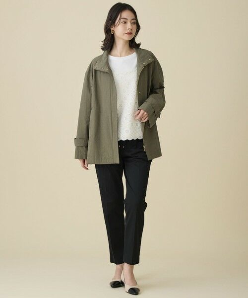自由区 / ジユウク その他アウター | 【カタログ掲載・春の必需品・オンオフ使える】コットンリネンウェザーライト コート | 詳細5