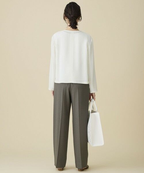 自由区 / ジユウク ノーカラージャケット | 【カタログ掲載】ライトカラミノーカラー ジャケット | 詳細4