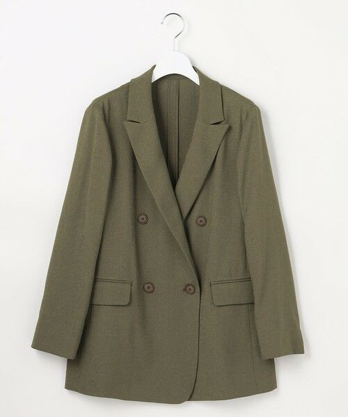 自由区 / ジユウク テーラードジャケット | 【カタログ掲載・人気素材・デザインリニューアル・セットアップ対応】リネンライクシンセティックテーラード ジャケット | 詳細14