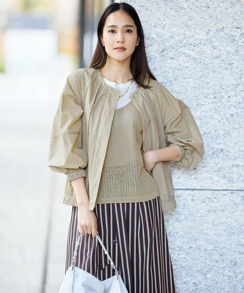 自由区 / ジユウク ベスト | 【カタログ掲載】ペーパーコットンメッシュ ベスト | 詳細1