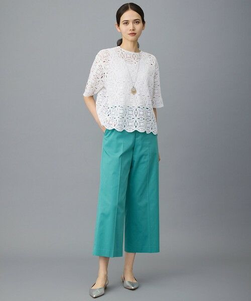 自由区 / ジユウク ニット・セーター | 【1枚でキレイ見え】エンブロイダリー ニット | 詳細3