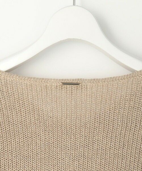 自由区 / ジユウク ニット・セーター | リネンミドルゲージプルオーバー ニット | 詳細8