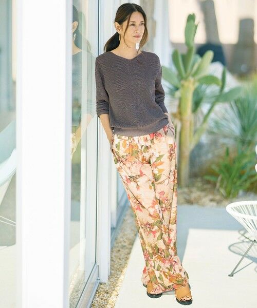 自由区 / ジユウク ニット・セーター | リネンミドルゲージプルオーバー ニット | 詳細13