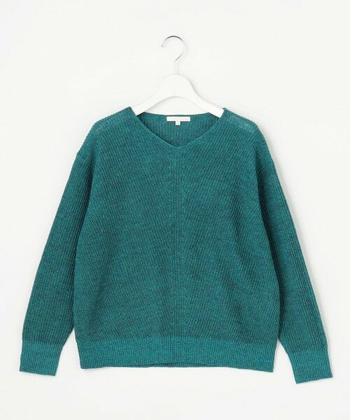 自由区 / ジユウク ニット・セーター | リネンミドルゲージプルオーバー ニット | 詳細17