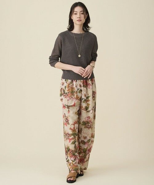 自由区 / ジユウク ニット・セーター | 【SHIHOさん着用】リネンミドルゲージメッシュ ニット | 詳細8