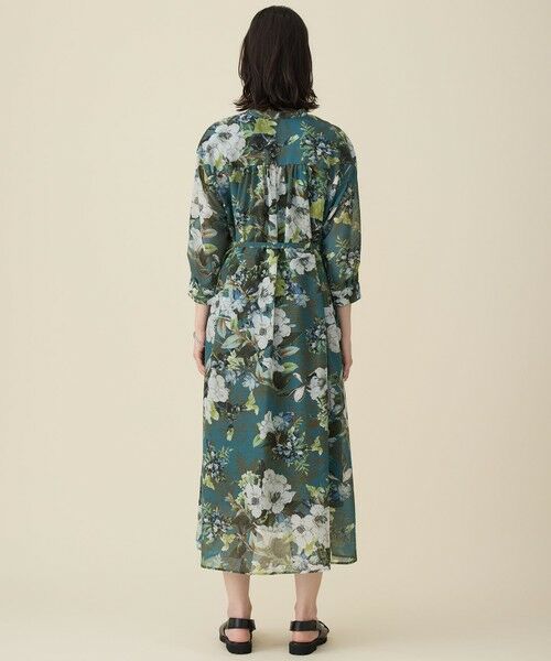 自由区 / ジユウク ミニ丈・ひざ丈ワンピース | 【SHIHOさん着用】ボタニカルプリント ワンピース | 詳細19