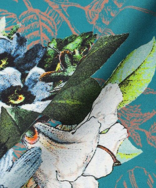 自由区 / ジユウク バンダナ・スカーフ | 【SHIHOさん着用・スタイリングのアクセントに・大判】ボタニカルプリント スカーフ | 詳細8