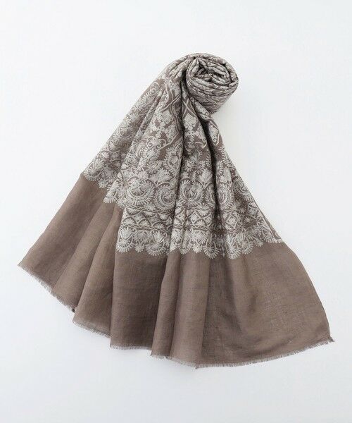 自由区 / ジユウク バンダナ・スカーフ | 【SHIHOさん着用・冷房対策にも】レースエンブロイダリー ストール | 詳細3