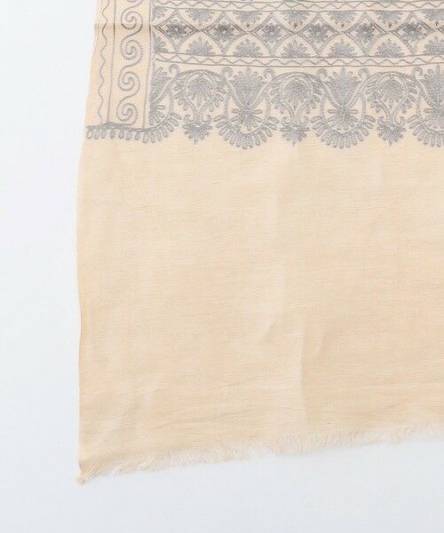 自由区 / ジユウク バンダナ・スカーフ | 【SHIHOさん着用・冷房対策にも】レースエンブロイダリー ストール | 詳細8