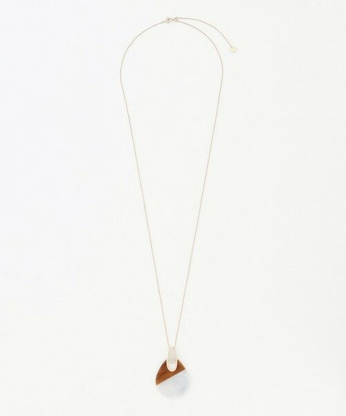 自由区 / ジユウク ネックレス・ペンダント・チョーカー | 【カタログ掲載・ワンポイントアイテム】アクリルバイカラー ネックレス | 詳細6