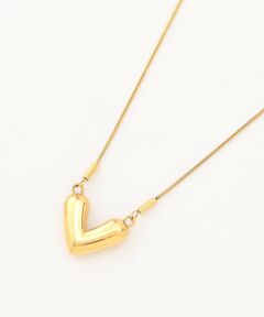 自由区 / ジユウク ネックレス・ペンダント・チョーカー | 【SHIHOさん着用・長さ調節可・ステンレス】ハートモチーフ ネックレス