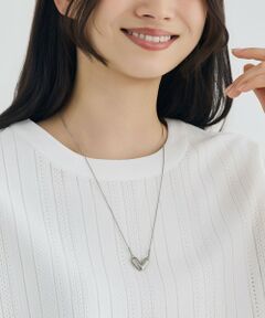 自由区 / ジユウク ネックレス・ペンダント・チョーカー | 【SHIHOさん着用・長さ調節可・ステンレス】ハートモチーフ ネックレス