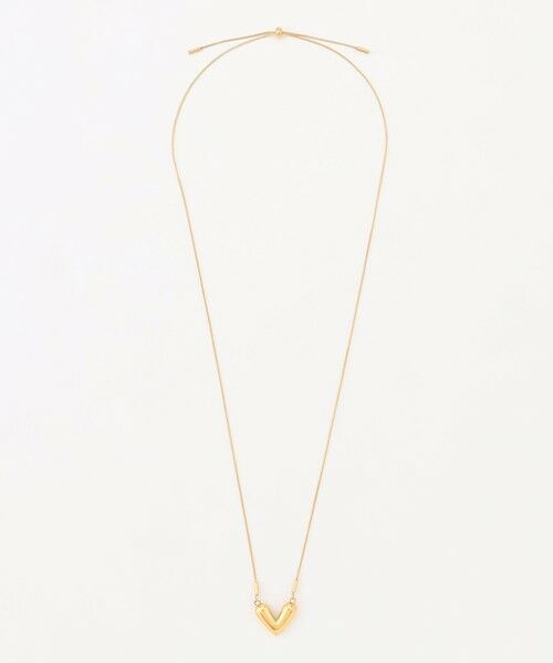 自由区 / ジユウク ネックレス・ペンダント・チョーカー | 【SHIHOさん着用・長さ調節可・ステンレス】ハートモチーフ ネックレス | 詳細5