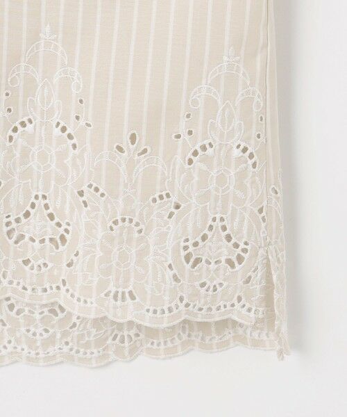 自由区 / ジユウク シャツ・ブラウス | エンブロイダリーブロードバンドカラー ブラウス | 詳細10