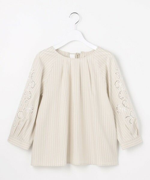 自由区 / ジユウク シャツ・ブラウス | 【SHIHOさん着用】エンブロイダリーブロードパフスリーブ ブラウス | 詳細10