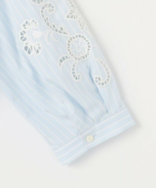 自由区 / ジユウク シャツ・ブラウス | 【SHIHOさん着用】エンブロイダリーブロードパフスリーブ ブラウス | 詳細17