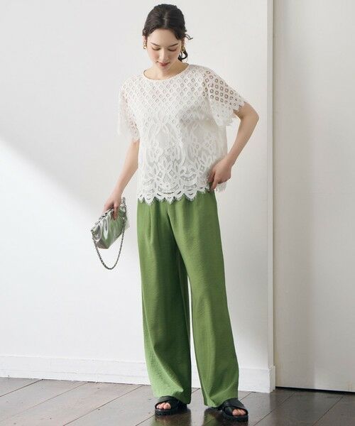 自由区 / ジユウク シャツ・ブラウス | パネルレース ブラウス | 詳細2