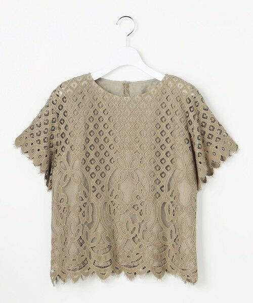 自由区 / ジユウク シャツ・ブラウス | パネルレース ブラウス | 詳細6