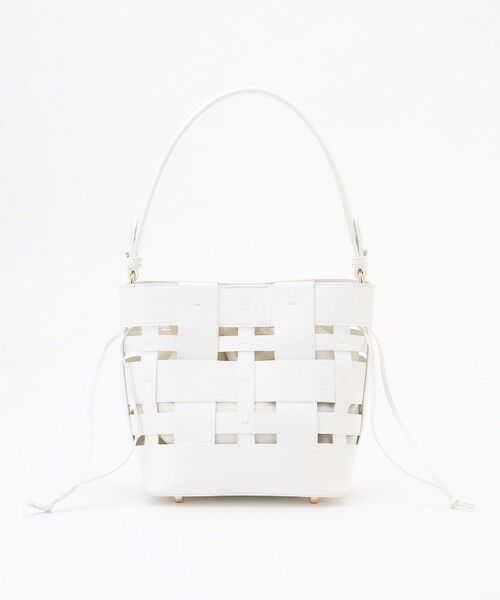 自由区 / ジユウク ショルダーバッグ | 【SHIHOさん着用・2WAY仕様】ランダムメッシュミニ バッグ（シロ）