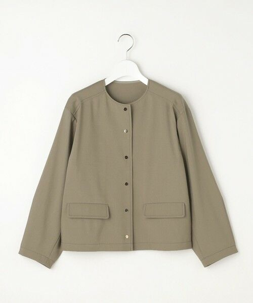 自由区 / ジユウク ノーカラージャケット | 【カタログ掲載・セットアップ対応】リネンストレッチノーカラー ジャケット | 詳細12