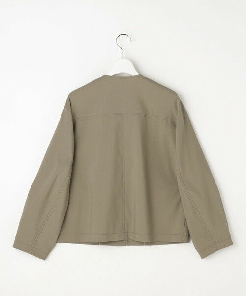 自由区 / ジユウク ノーカラージャケット | 【カタログ掲載・セットアップ対応】リネンストレッチノーカラー ジャケット | 詳細21