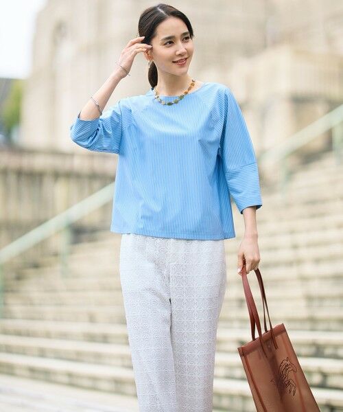 自由区 / ジユウク カットソー | ストライプコットンタイプライター | 詳細5