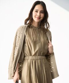 自由区 / ジユウク カーディガン・ボレロ | 【SHIHOさん着用】ジオメトリックモチーフ カーディガン