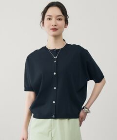 自由区 / ジユウク ニット・セーター | 【前後着用可能】クレープストレッチドルマンスリーブ ニット