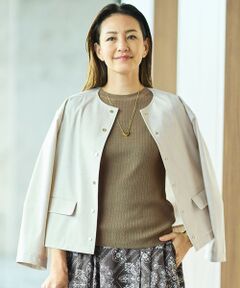 自由区 / ジユウク ニット・セーター | 【カタログ掲載・アンサンブル対応】シアーシルクミックスニット プルオーバー