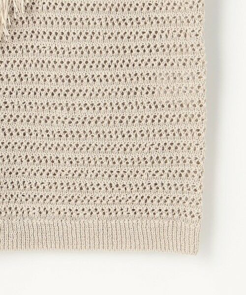 自由区 / ジユウク ベスト | 【SHIHOさん着用】リネンフリンジ ベスト | 詳細9