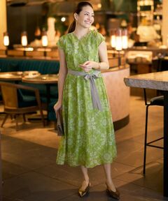 自由区 / ジユウク ロング・マキシ丈ワンピース | 【カタログ掲載】ロータスタイルプリント ワンピース