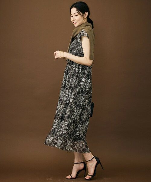 自由区 / ジユウク ロング・マキシ丈ワンピース | 【カタログ掲載】ロータスタイルプリント ワンピース | 詳細6