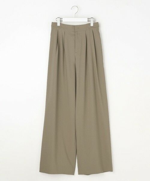 自由区 / ジユウク その他パンツ | 【SHIHOさん着用・セットアップ対応】リネンストレッチワイド パンツ | 詳細17