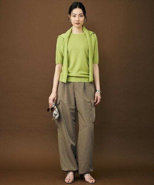 自由区 / ジユウク カーゴパンツ | 【SHIHOさん着用】ハイカウントカーゴ パンツ | 詳細10