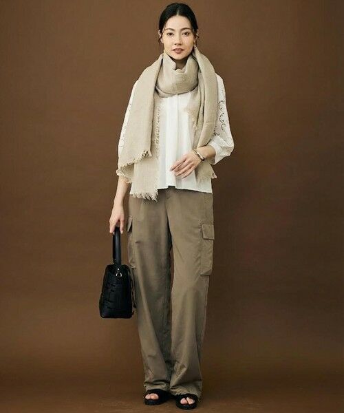 自由区 / ジユウク カーゴパンツ | 【SHIHOさん着用】ハイカウントカーゴ パンツ | 詳細16