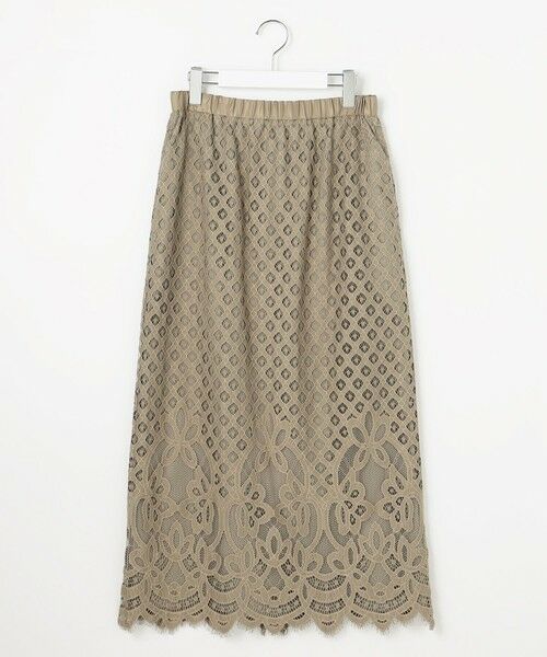 自由区 / ジユウク ミニ・ひざ丈スカート | 【SHIHOさん着用・こだわり素材】パネルレース スカート | 詳細8
