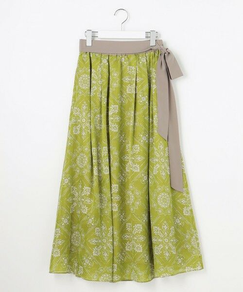 自由区 / ジユウク ミニ・ひざ丈スカート | 【カタログ掲載】ロータスタイルプリント スカート | 詳細2