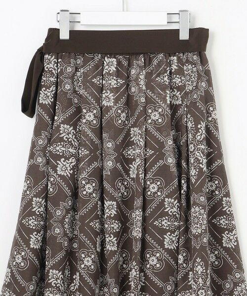 自由区 / ジユウク ミニ・ひざ丈スカート | 【カタログ掲載】ロータスタイルプリント スカート | 詳細12