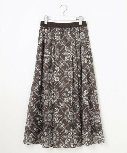 自由区 / ジユウク ミニ・ひざ丈スカート | 【カタログ掲載】ロータスタイルプリント スカート | 詳細14