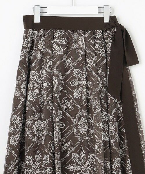 自由区 / ジユウク ミニ・ひざ丈スカート | 【カタログ掲載】ロータスタイルプリント スカート | 詳細9